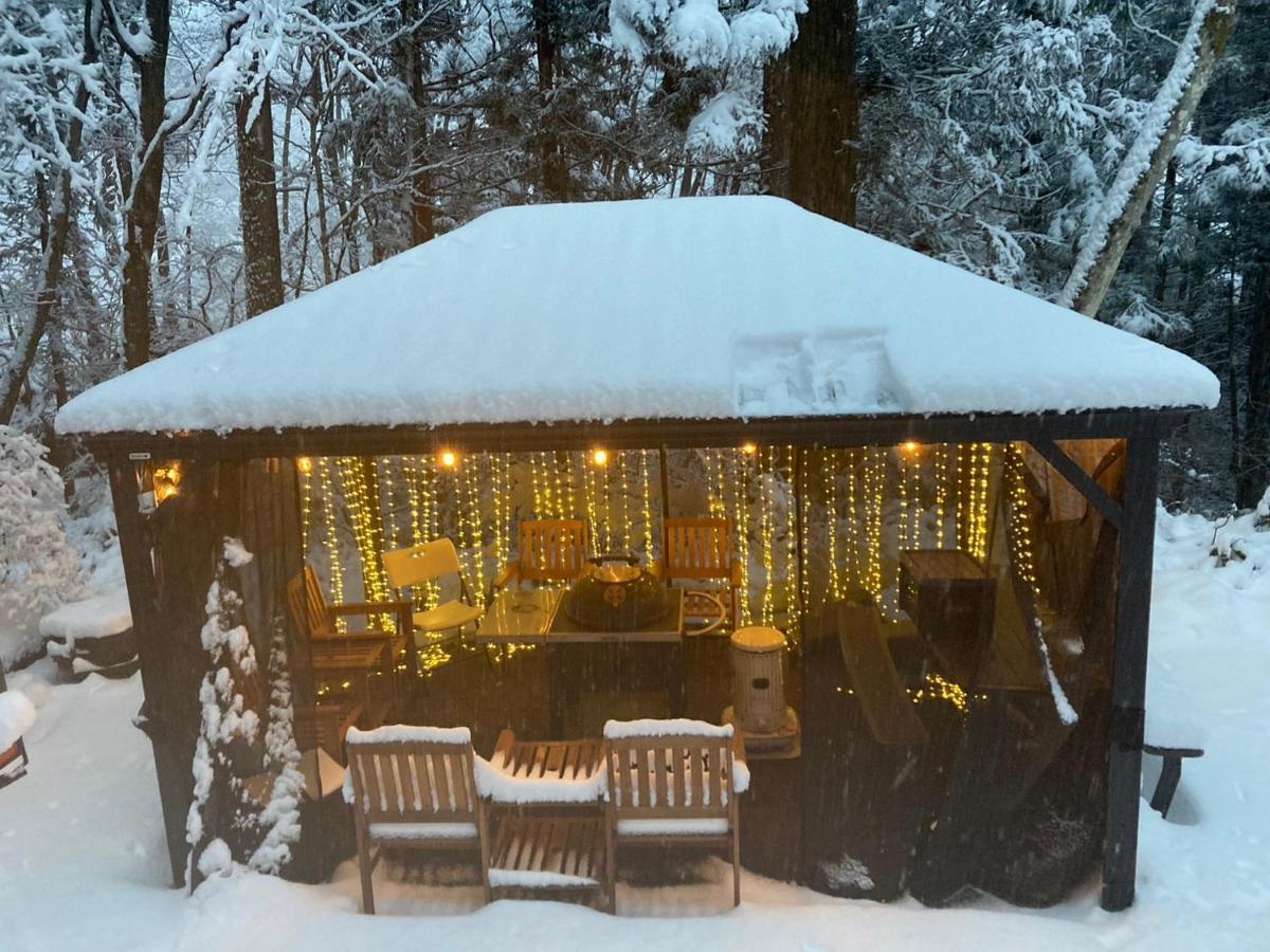 一棟貸切 森のお風呂とアウトドアサウナ 日光雪月花 Villa ภายนอก รูปภาพ